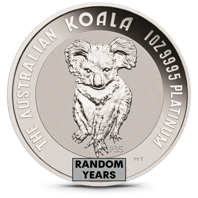 Australia 1 Oz Platinum Koala random year