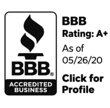 BBB Accredited Business, rating A plus